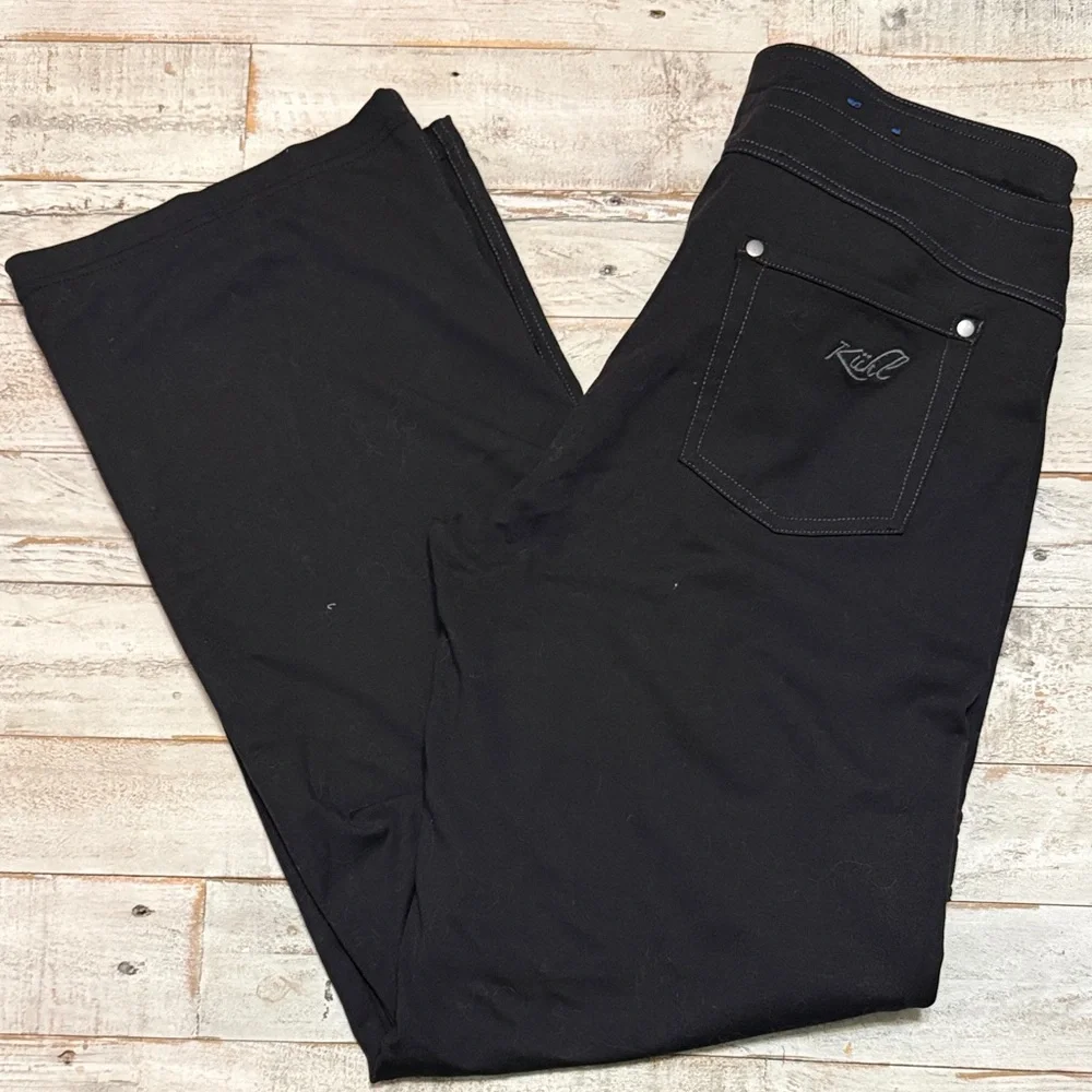 Kuhl Black Straight-Leg Cargo Pants with Drawstring Waist - Picture 2 of 4